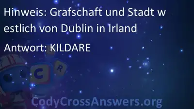 Grafschaft Und Stadt Westlich Von Dublin In Irland Losungen Codycrossanswers Org