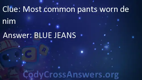 most common jeans worn denim
