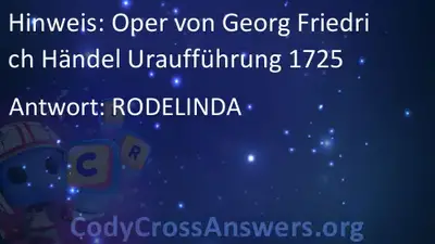 Oper Von Georg Friedrich Handel Urauffuhrung 1725 Losungen Codycrossanswers Org