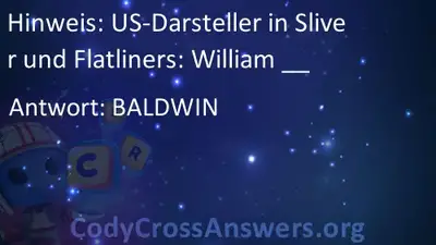 Us Darsteller In Sliver Und Flatliners William Losungen Codycrossanswers Org