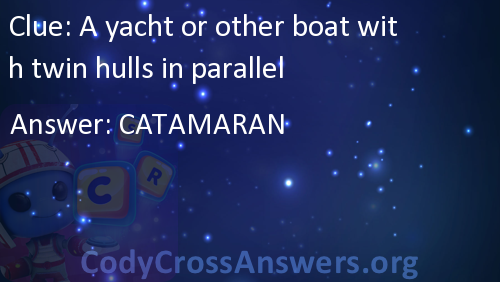 yacht or boat with twin hulls in parallel
