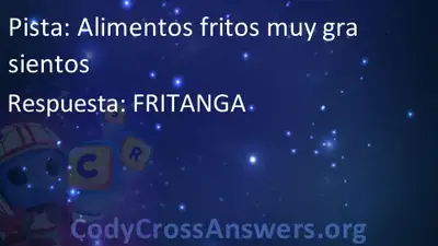 Alimentos Fritos Muy Grasientos Respuestas Codycrossanswers Org