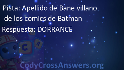 Apellido de Bane villano de los comics de Batman Respuestas -  