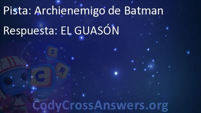 Archienemigo de Batman Respuestas 