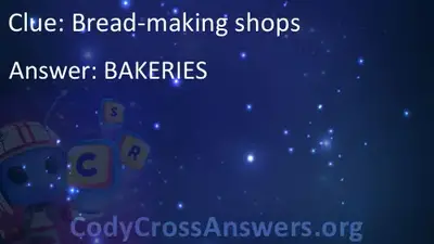 Bread Making Shops Answers Codycrossanswers Org