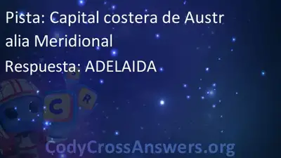 Capital Costera De Australia Meridional Respuestas Codycrossanswers Org