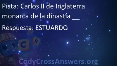 Carlos Ii De Inglaterra Monarca De La Dinastia Respuestas Codycrossanswers Org