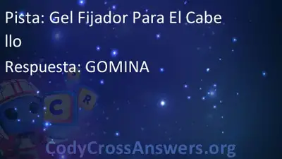 Gel Fijador Para El Cabello Respuestas Codycrossanswers Org