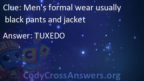 men's formal wear usually black pants and jacket