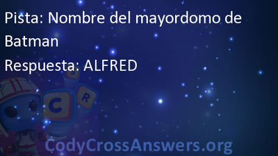 Nombre del mayordomo de Batman Respuestas 