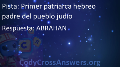 Primer patriarca hebreo padre del pueblo judío Respuestas -  