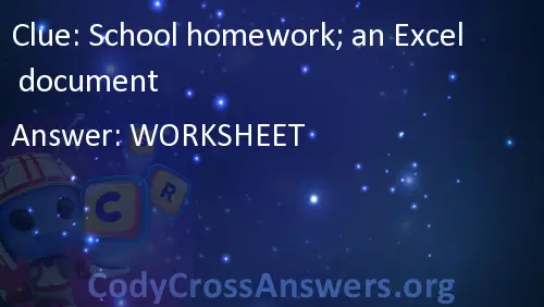 school homework codycross