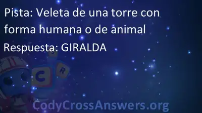 Veleta De Una Torre Con Forma Humana O De Animal Respuestas Codycrossanswers 