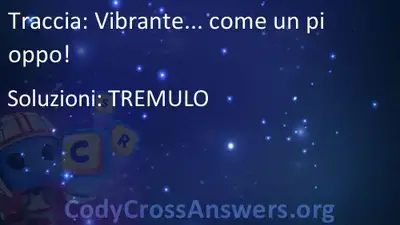 vibrante come un pioppo soluzioni codycrossanswers org